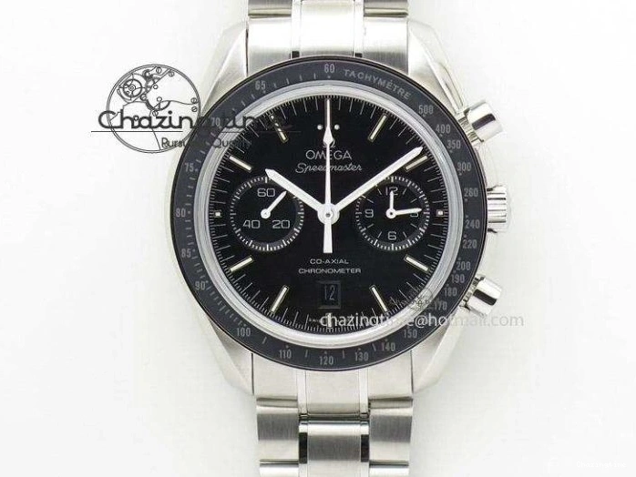 0427 HighQuality De Ville Chronograph SS OMF 1:1 Best Edition White Dial On SS Bracelet A 8151